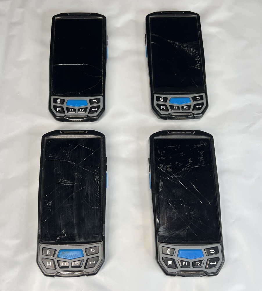 (4 LOT) VERISCAN BT9000HT IDW9000 IDWARE 9000 MOBILE ID SCANNER NOT TESTED READ!