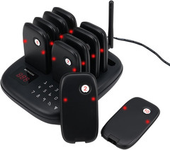 TD175S Restaurant Pager System Pager For Restaurant 10 Beeper For FoodCourt Cafe