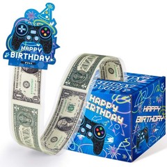 Birthday Money Box for Cash Gift Game Surprise Money Pull Box