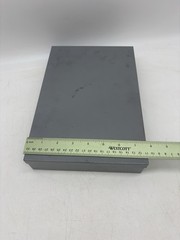 MMF Industries Metal Cash Box Removable Bill & Coin Tray 11.5&Prime;x7.8&Prime; NO KEY