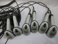 (LOT OF 6) SYMBOL BAR CODE SCANNER DS6708-SR2001ZZR w/USB CABLE
