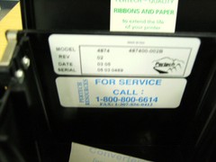 PerTech 487400-002B A470, 4874 Validation Printer