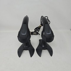 (2) Honeywell 1400G USB Voyager Barcode Scanner Linear 1400G2D-2USB-1 w/ Stand