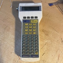 A.C. Nielson Telxon White Wireless Handheld LCD Display Bar Code Scanner