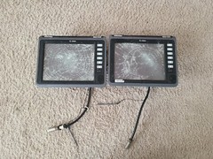 (2) Motorola Zebra VC70N0-MA0U702G7WR Vehicle Computer & 86-149830-01 DC-DC PS