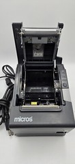 EPSON TM-T88V M244A POS Thermal Receipt Printer W/Power Supply. MICROS. Tested.