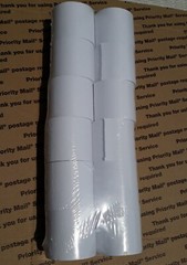 Office Depot Brand 1-Ply Bond Paper (12) Rolls 2-1/4&Prime; x 130&prime; White-Free Shipping