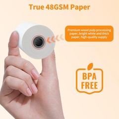 2 1/4 » X 50&prime; Thermal Receipt Paper 50 Rolls, 2.25X50Ft Receipt Roll Cash Regist