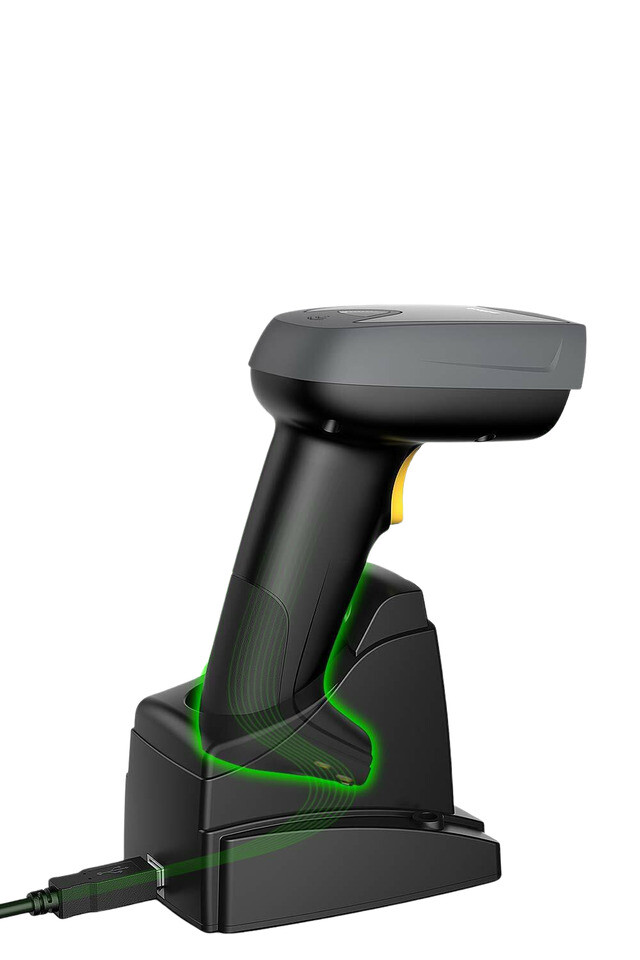 Inateck BCST-52 Barcode Scanner 2D Wireless Bluetooth Smart Base – Black
