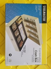 Steelmaster Steel Combination Lock Cash Box, Sand Color
