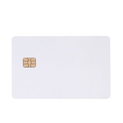 5PCS ISO PVC IC SLE4442 Chip Blank Smart Card Contact IC Card Safety White