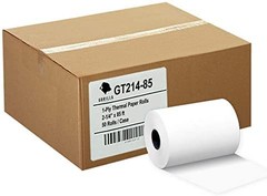 BPA Free Thermal Paper Rolls 2 1 4 x 85 50 Rolls High Quality Inkless Printing
