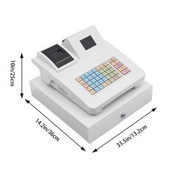 Electronic Cash Register Pos System Supermarket Bar Retail Shop with Cash Drawer