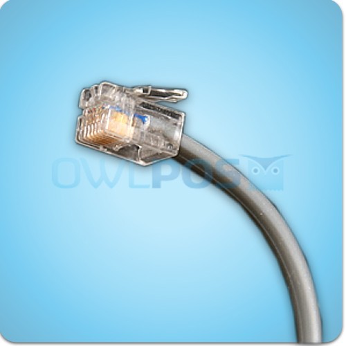 NEW 5&prime; APG CD-005A Compatible Cash Drawer Kick (DK) Cable RJ45 to RJ12 6 Pin