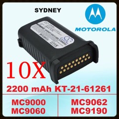 Lot of 10 Motorola Symbol MC9090 MC9190 2200mAh Battery 21-65587-01 21-65587-02