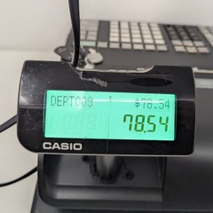 Casio SE-S800 Electronic Cash Register w/ Cash Drawer, Program, Op Keys – Read
