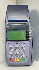 VeriFone VX510 OMNI 3730 Credit Card Reader Terminal NO POWER CORDS BARELY USED