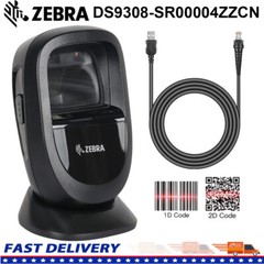 Zebra DS9308 Hands-Free 1D 2D QR USB Barcode Scanner Kit DS9308-SR00004ZZCN