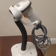 Symbol LS2208 USB Wired Barcode Scanner with Stand and Cable