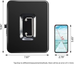 Large Portable Cash Box with Combination Lock – Secure Money Storage 9.84&Prime;x7.87&Prime;