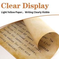 80 Sheets Vintage Paper, 8.5&Prime;x11&Prime; Letter Size Printer Parchment Paper | Antiq…