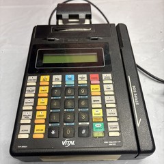 Hypercom T7Plus POS Credit Card Machine Terminal with OEM Power Supply UNTESTED