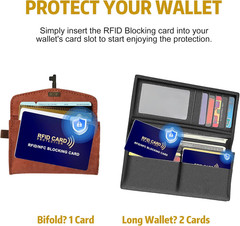 5-Pack RFID Blocking Cards | Contactless NFC/RFID Credit Card & Passport Prot…