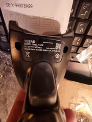 TEEMI TMSL-55CR, 1D 2D Bluetooth Barcode Scanner With USB Cradle Data Receiver