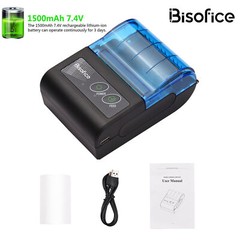 Bisofice Bluetooth 58mm Thermal Receipt Printer Portable Mobile POS Printer N3M4