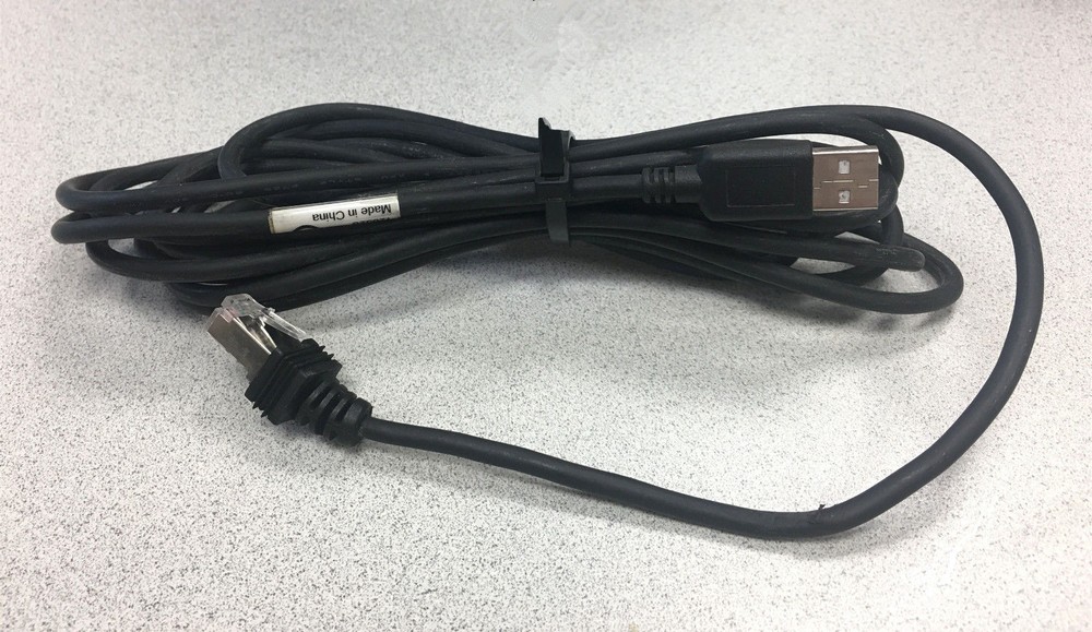 Datalogic / PSC / Percon CAB 8-0754-11 Datalogic Cable USB Short/Om, 12&prime; blk