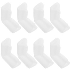 8Pcs High Density Foam Corner Guards White for Furniture Protection