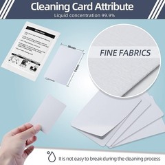Card Reader Cleaning Cards – Dual Side Credit Card Reader Cleaner, CR80 Card Re