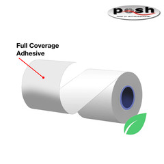 NEW Star Blue Eco Linerless Labels 80mm x 270ft 16 Rolls 37951960