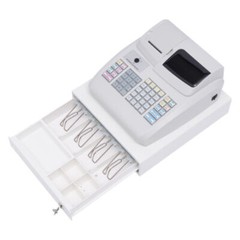 Electronic Cash Register Drawer W/Key Pos 6 Digits Led Display Restaurant Retail
