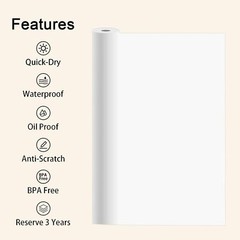 4 Rolls 8.5&Prime; x 11&Prime; A4 Thermal Printer Paper for M08F M832 M834 Portable Printer