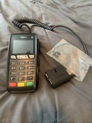 Ingenico iCT250 Credit Card Terminal Reader ICT250-01P1100H With Adapter