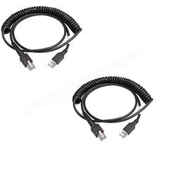 CAB-3600-UNC3 3M Coiled Cable For Zebra DS3678 DS8108 DS8178 DS3608-ER DS3608-SR