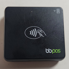 bbpos Chipper 2X Bluetooth Contactless Credit Card Reader, Black 2AB7X-CHB2X