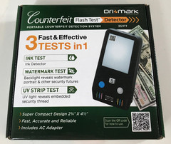 Dri Mark Counterfeit Flash Test Detector 3 Test in 1 Model 351FT (3 Pack)