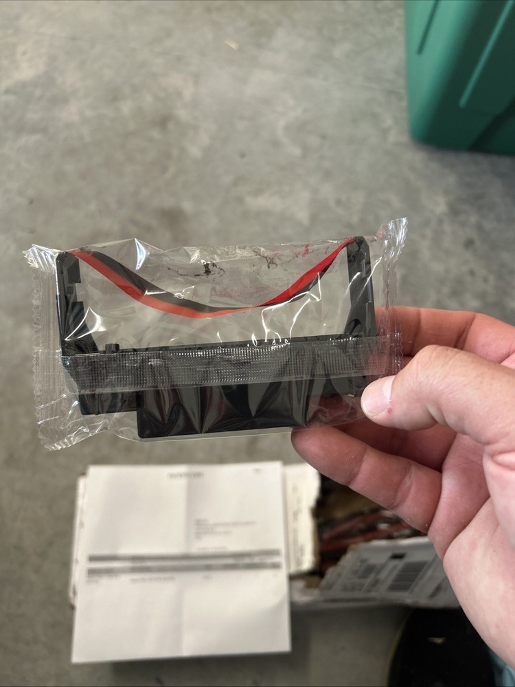 Epson ERC-30/ERC-34/ERC-38 Ink Ribbons Black Red, 18-Pack