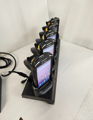 ✅SET OF 5 Zebra TC52 Android Barcode Scanners +Cradle +New Cases & Handles!🔥⭐