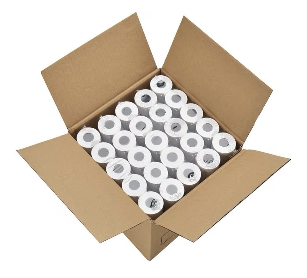 MFLABEL 2 1/4&Prime; x 85&prime; Thermal Paper Cash Register POS Receipt Paper – Pack of 50