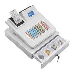 White 48-button Cash Register Cash Register Tabletop Commercial Cash Register