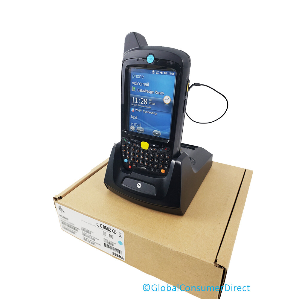 Motorola MC67 MC67NA-PBABAA00300 QWERTY 2D PDA WM6.5 Barcode Scanner + Cradle