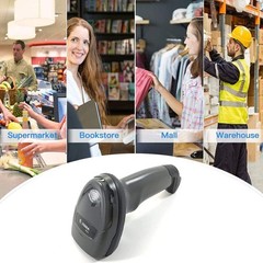 Zebra DS2208-SR00007ZZWW Handheld 1D 2D Barcode Scanner With USB Cable