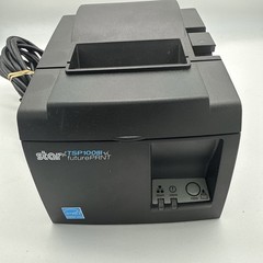 STAR MICRONICS Thermal Printer Cutter Ethernet TSP143IIILAN Model TSP100 Grey