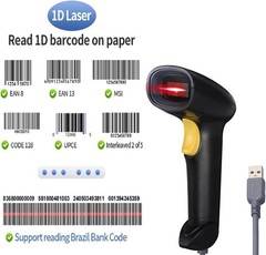 Efficient Handheld 1D USB Barcode Reader: Fast Scanning for Inventory Management