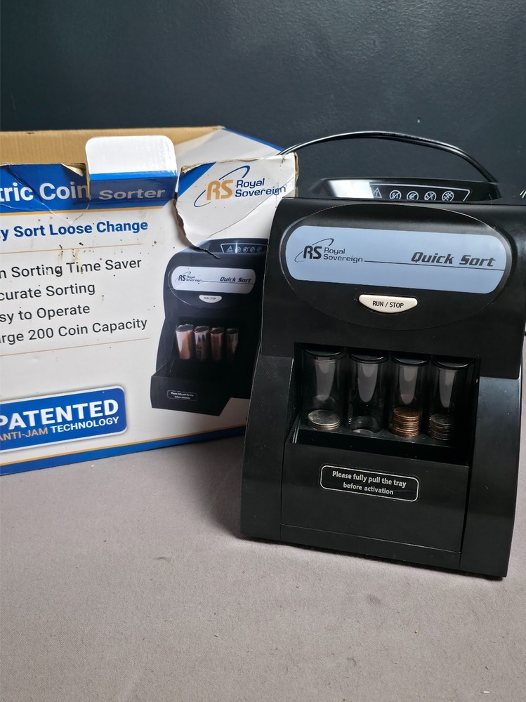 Royal Sovereign Coin Sorter | Quick Sort QS-1AC | Tested Works