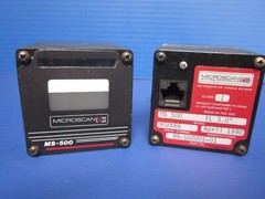 Microscan MS-500 FL 3.0&Prime; Laser Barcode Scanner 99-500005-01 – Lot of 2 Used
