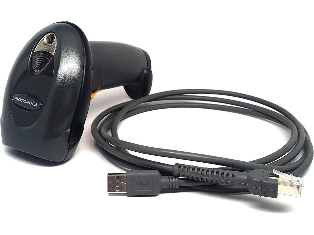 Motorola DS4208 Barcode Scanner – USB Cable Included – Scans 2D / 1D / QR Code